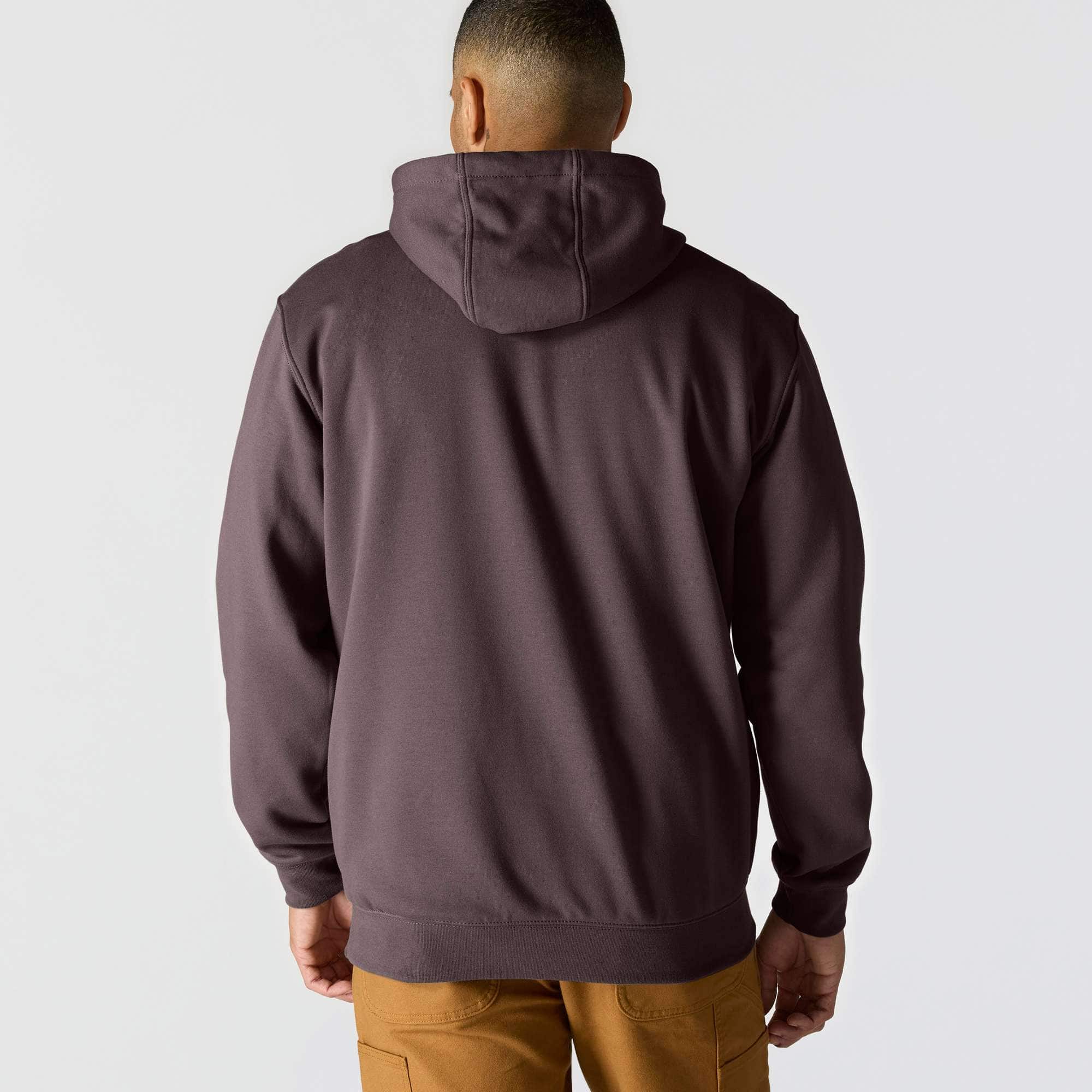 Loose Fit Midweight Logo Sleeve Graphic Hoodie