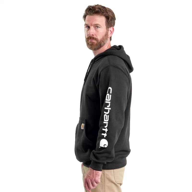 Loose Fit Midweight Hooded Shamrock Graphic Sweatshirt