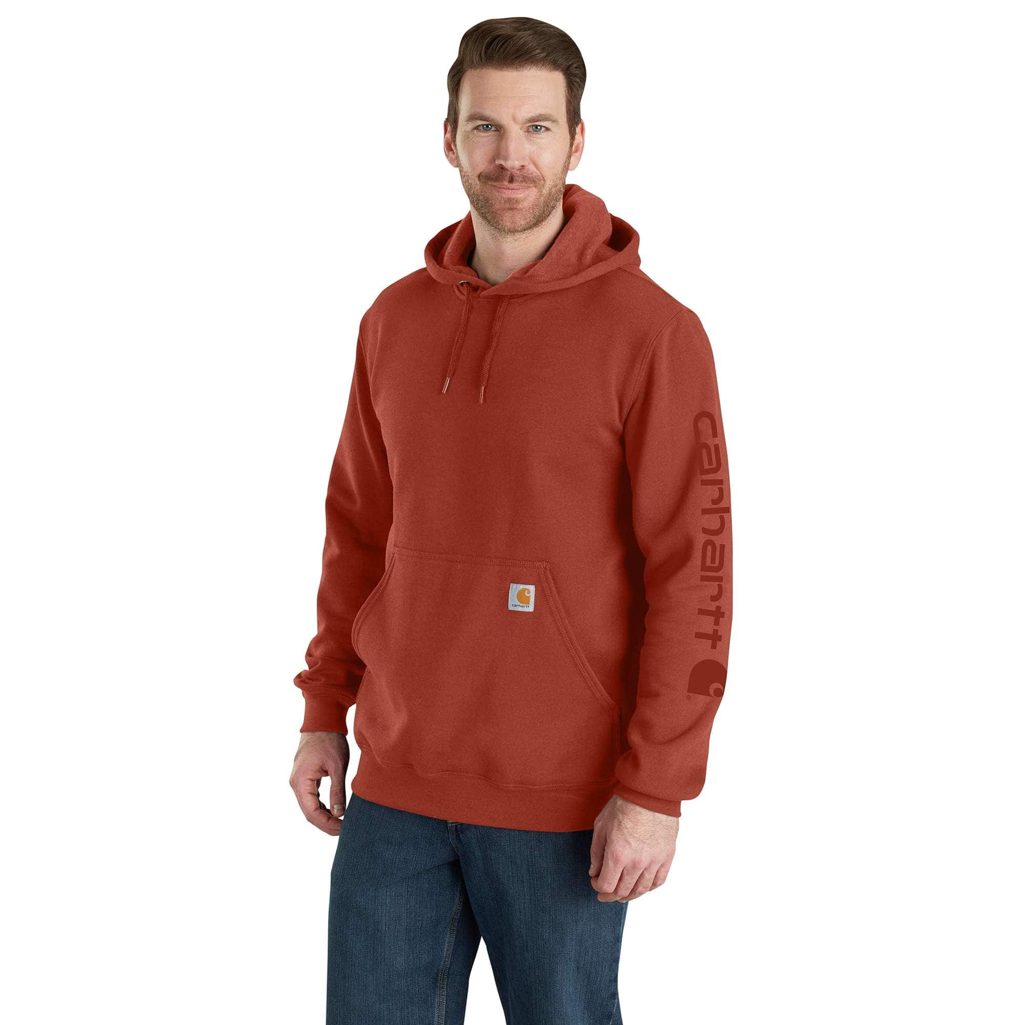 Additional thumbnail 1 of Loose Fit Midweight Logo Sleeve Graphic Hoodie