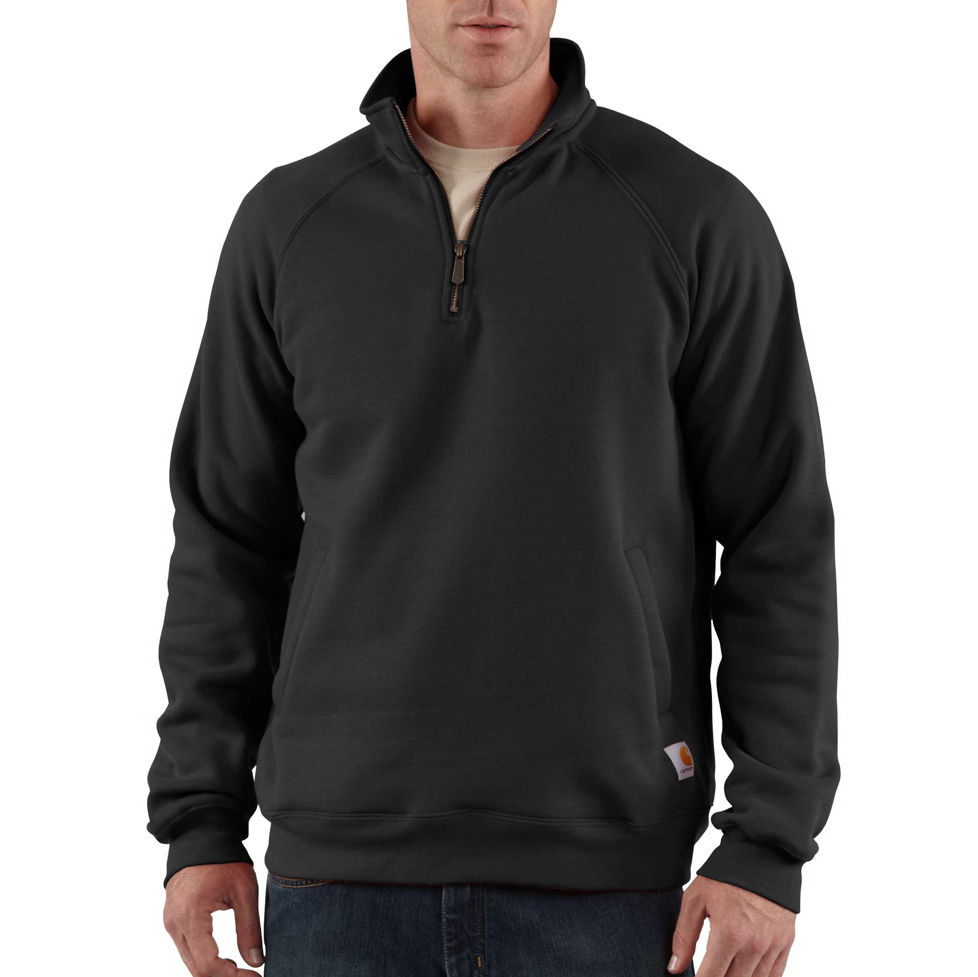 mock neck hoodie mens