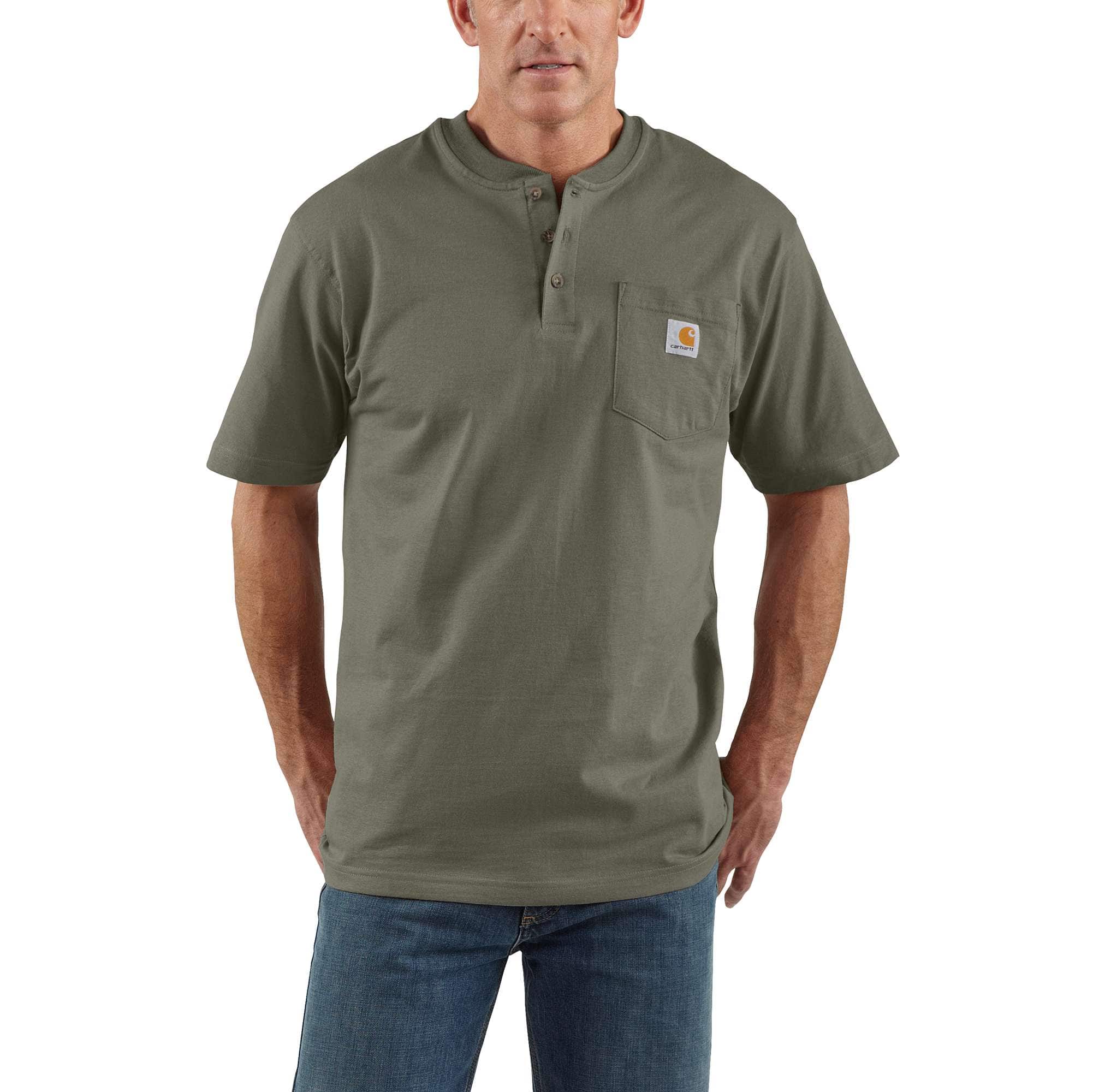 Additional thumbnail 1 of Loose Fit Heavyweight Short-Sleeve Pocket Henley T-Shirt
