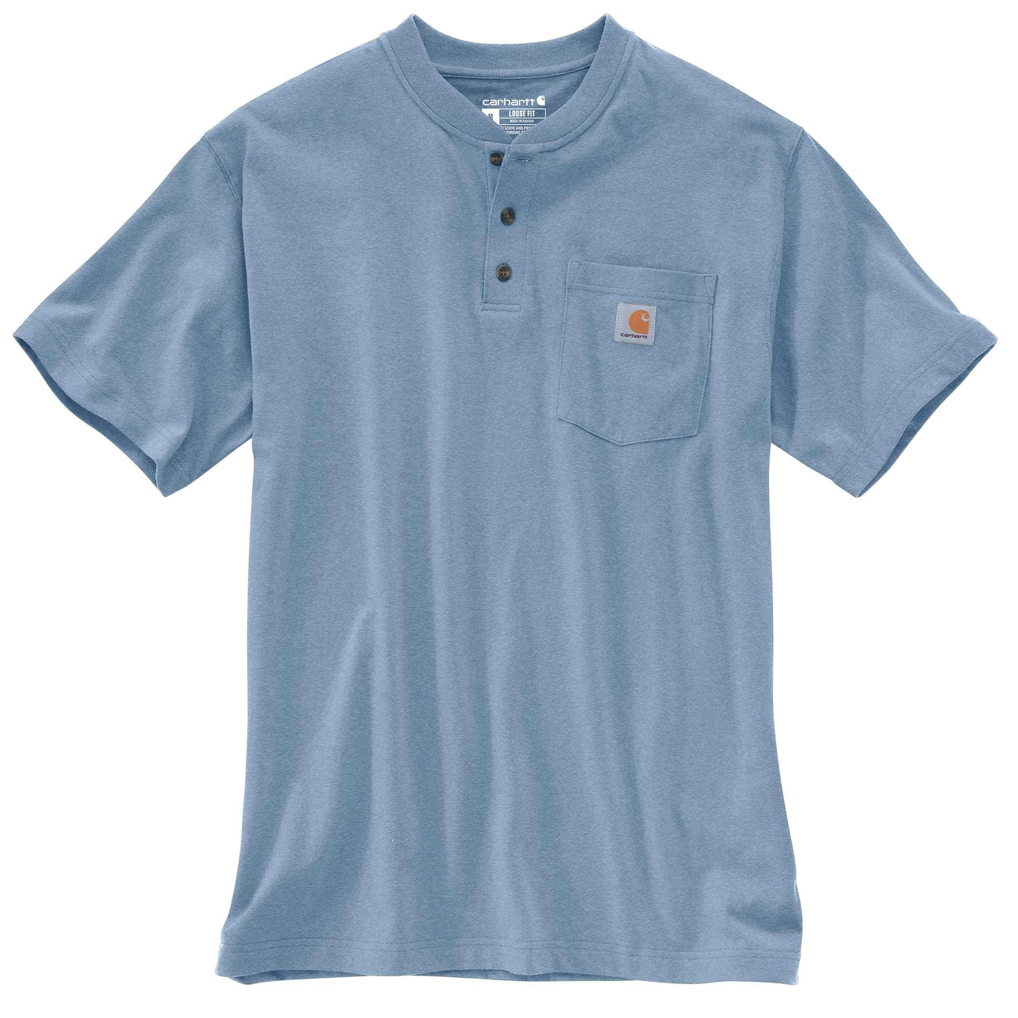 Additional thumbnail 1 of Loose Fit Heavyweight Short-Sleeve Pocket Henley T-Shirt