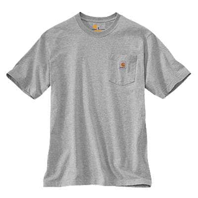 Carhartt Men's Workwear Pocket Short-Sleeve T-Shirt Work Utility Peat 2XL