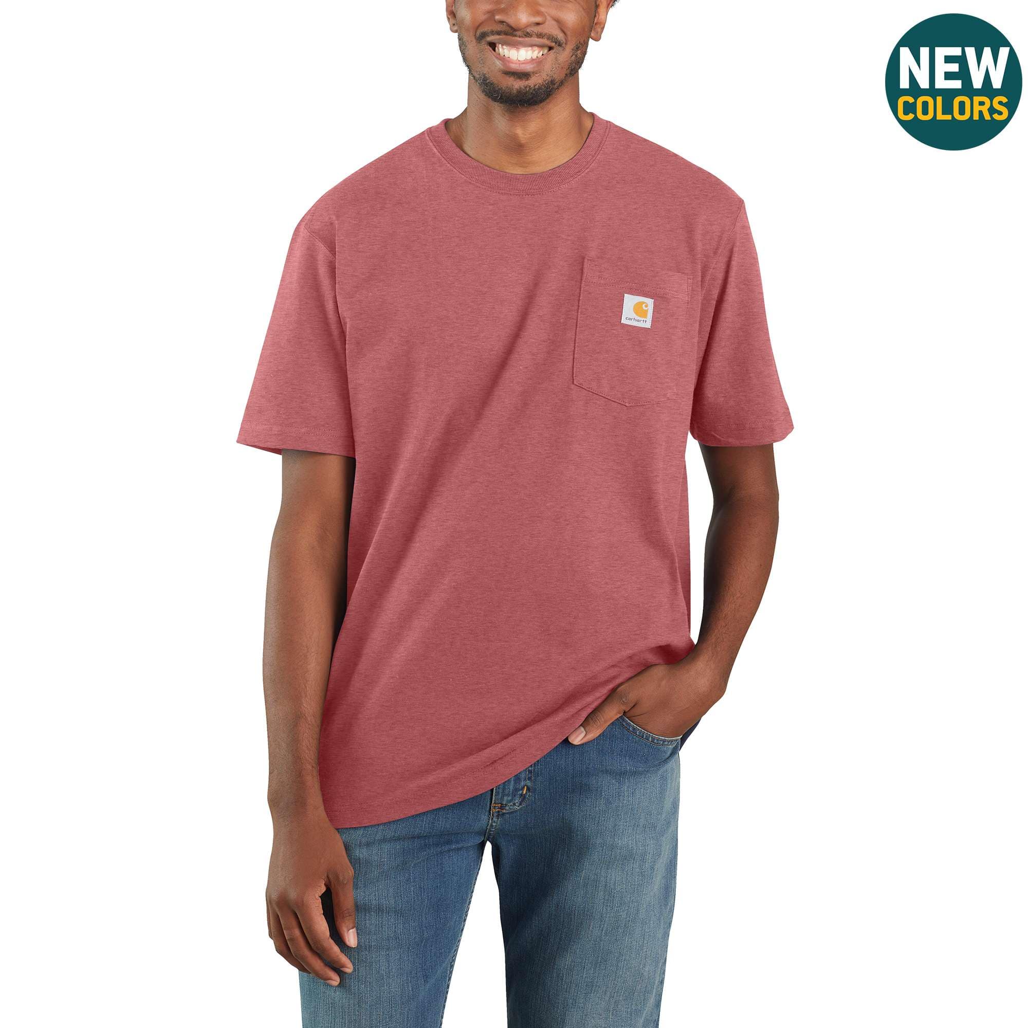 red carhartt shirt