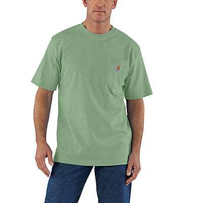 Carhartt Men's Brite Lime Loose Fit Heavyweight Short-Sleeve Pocket T-Shirt