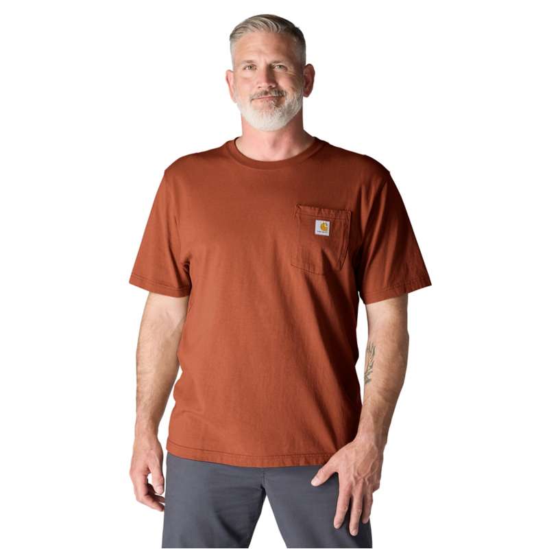 Carhartt  Homestead Red Iconic K87 Pocket T-Shirt