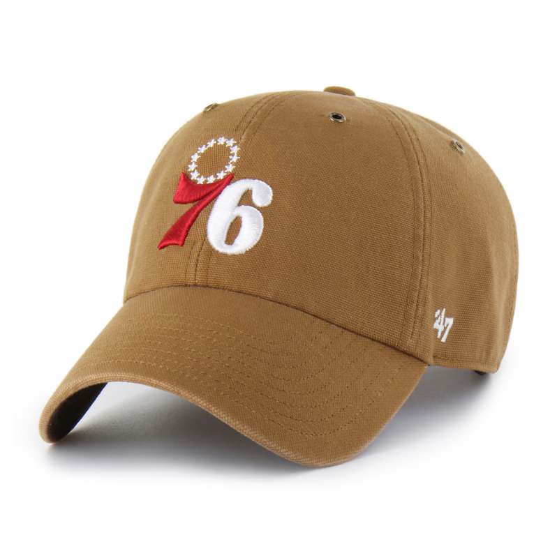 Carhartt  Carhartt Brown Philadelphia 76Ers '47 Clean Up