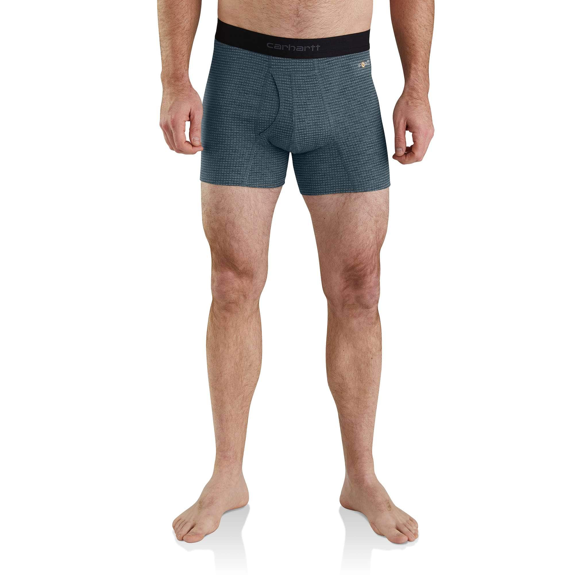 Carhartt Masculino 5 Inseam Algodão Poliéster 2 Pack Boxer Brief, Tijolo  Queimado, L no Shoptime