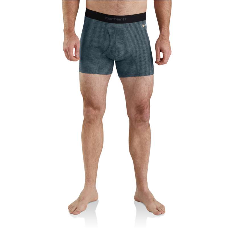 Carhartt  NAVY GRID Carhartt Force® 5" Tech Boxer Briefs