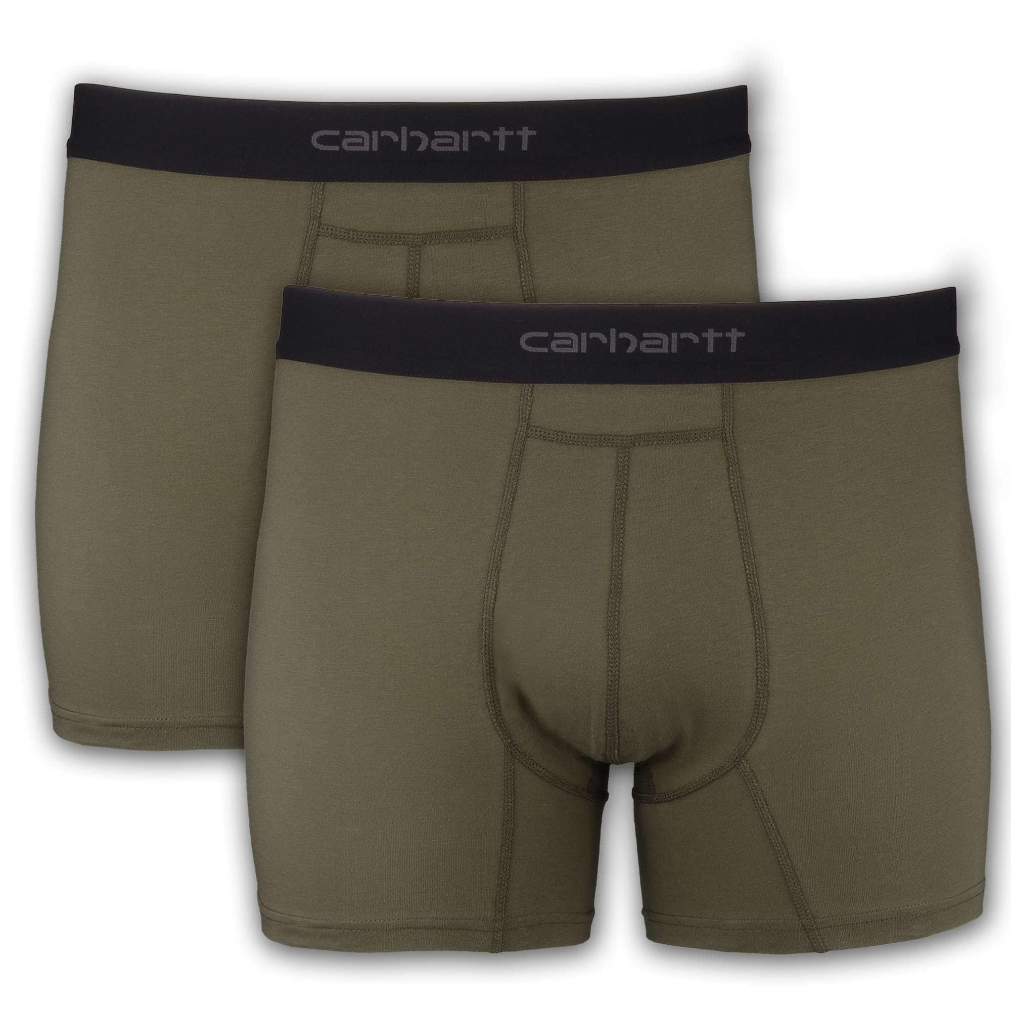 Carhartt Underwear: Men's Black Thermal Bottoms K229 BLK