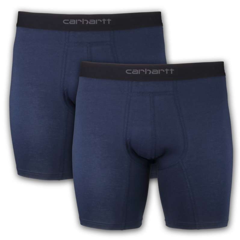 Carhartt  Navy 8" Basic Boxer Brief 2-Pack