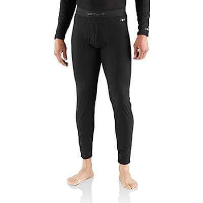 Carhartt Men's Black Men's Base Layer Thermal Pants - Force® - Lightweight