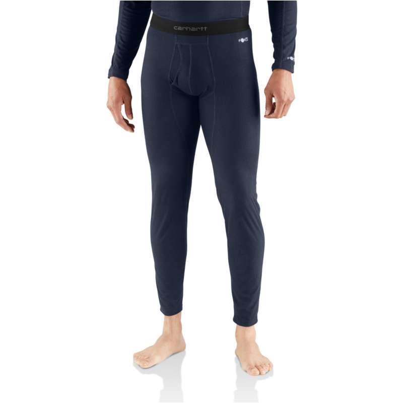 Carhartt  Navy Men's Base Layer Thermal Pants - Carhartt Force® - Lightweight