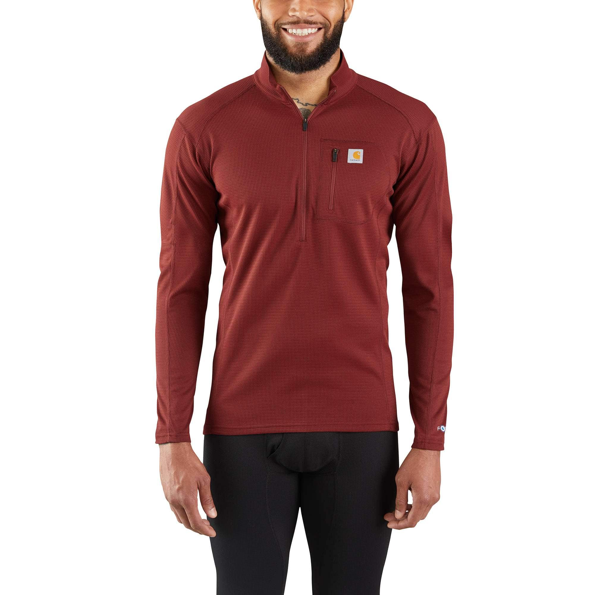 carhartt base force super cold weather quarter zip