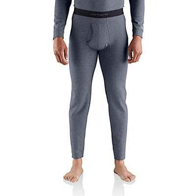 Carhartt Men's NAVY HEATHER Men's Base Layer Thermal Pants - Force® - Heavyweight