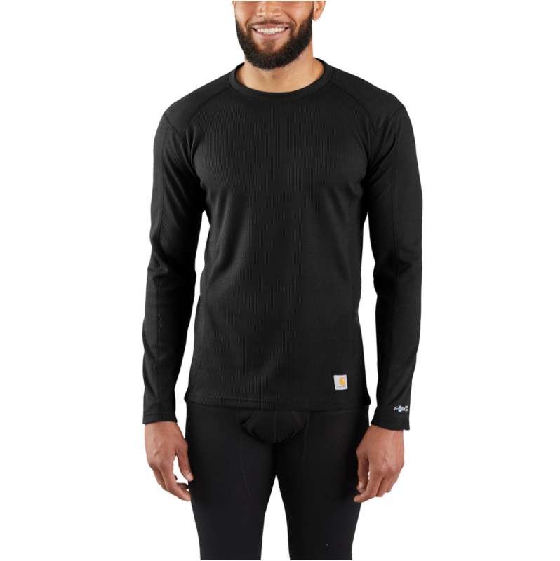 CARHARTT MIDWEIGHT HENLEY MENS BASE LAYER SHADOW