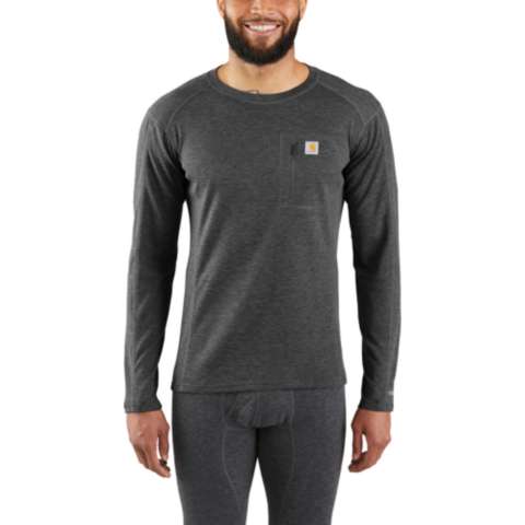 Мужские рубашки Carhartt Men's Base Layer Thermal Shirt - Carhartt Force® - Heavyweight - Synthetic-Wool Blend