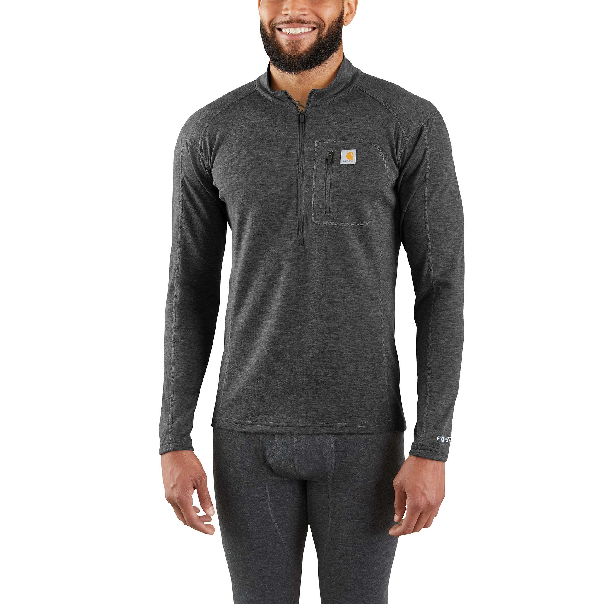 carhartt base force super cold weather quarter zip