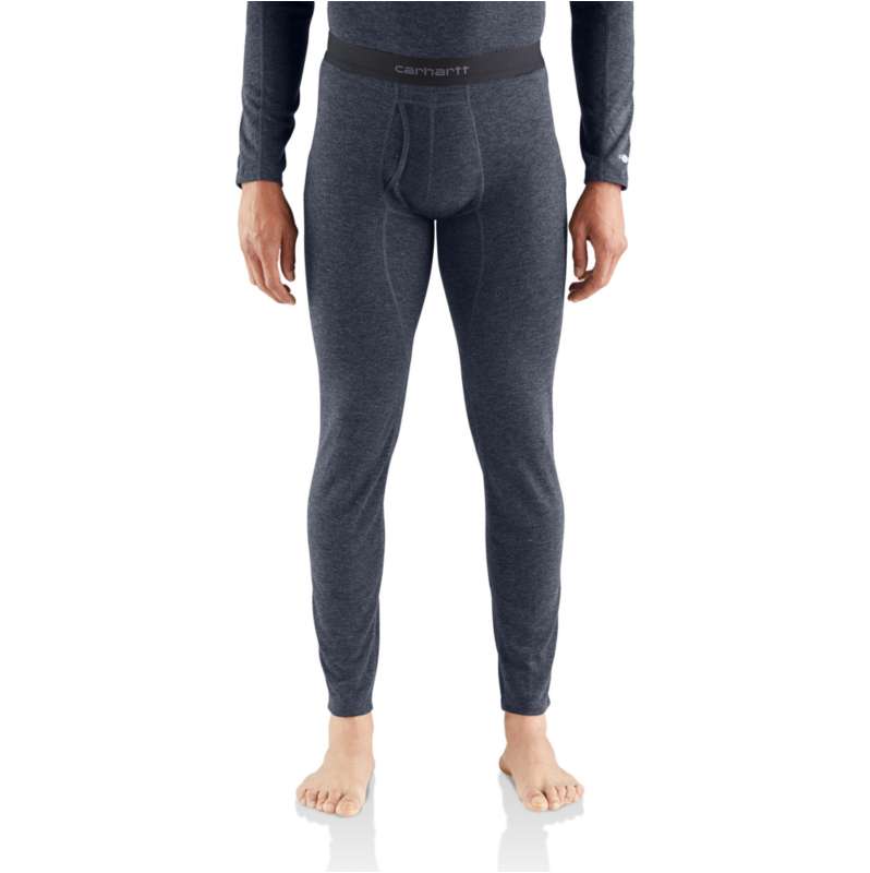 Carhartt  NAVY HEATHER Men's Base Layer Thermal Pants - Carhartt Force® - Midweight - Poly-Wool