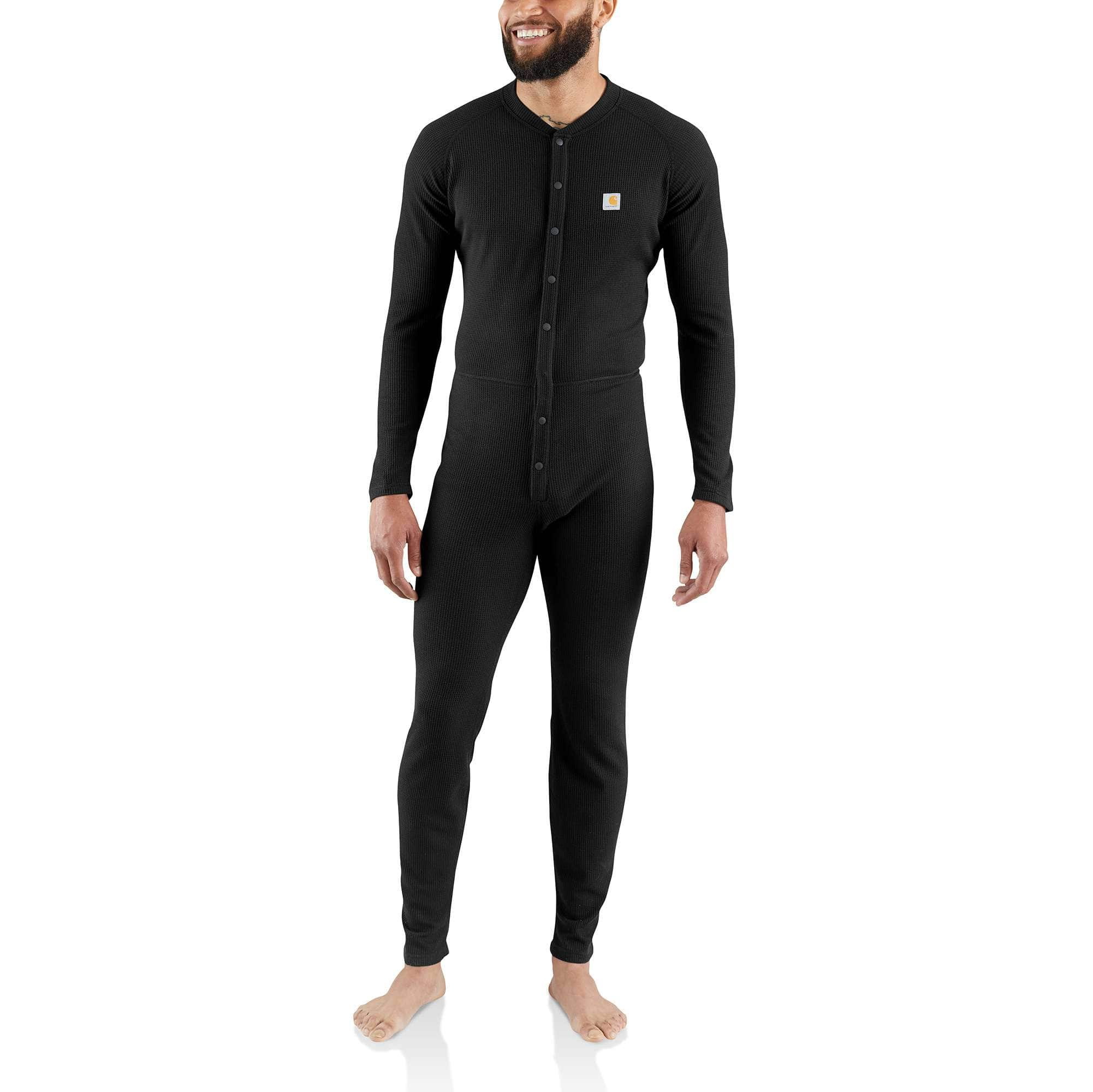 Men's Cotton Stretch Union Suit, Long Underwear