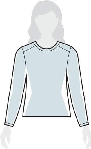 measurements women's original shirt