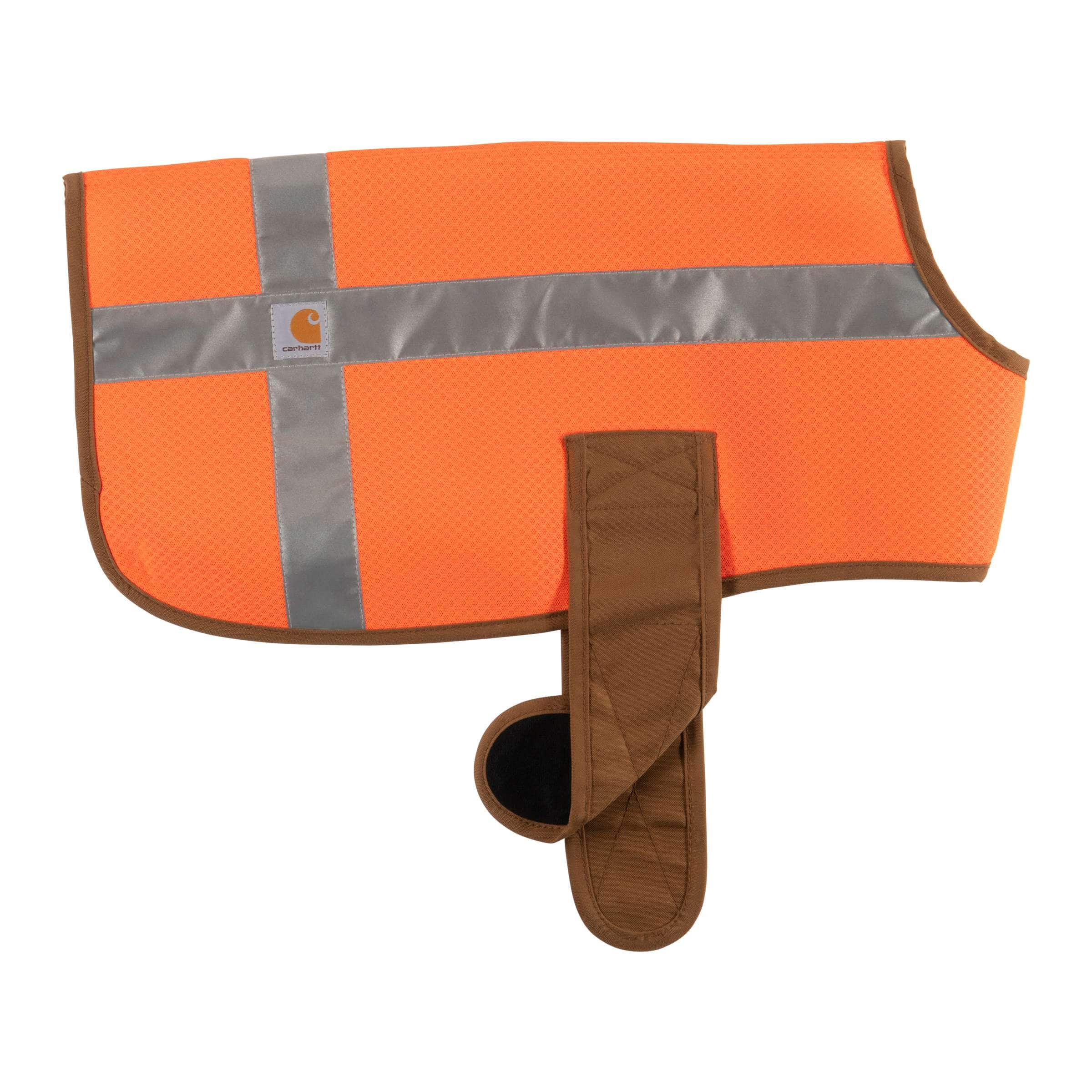 orange dog safety vest