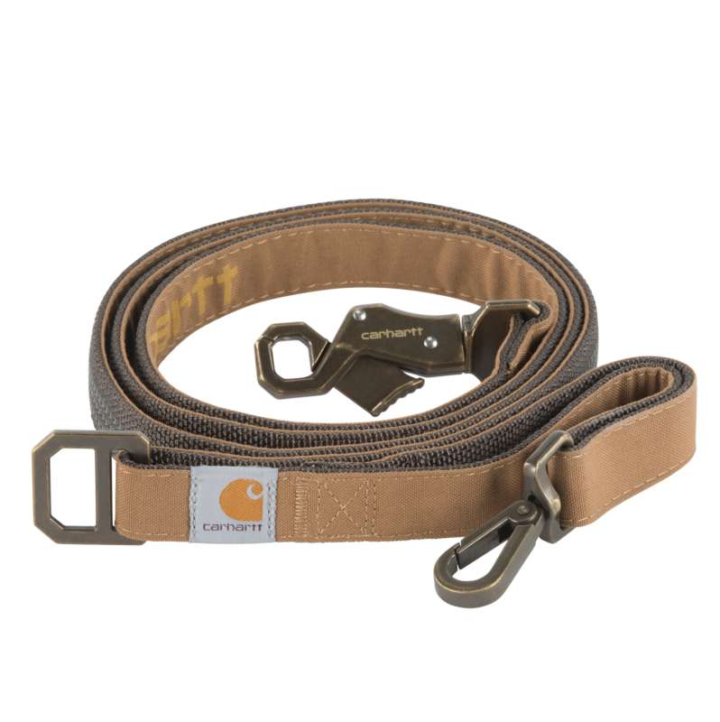 Carhartt  Dark Brown Nylon Duck Dog Leash