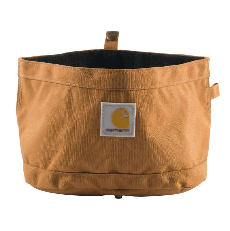 Carhartt  Carhartt Brown Nylon Duck Travel Dog Bowl