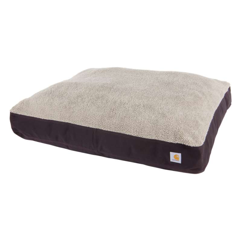 Carhartt  Wine Medium Firm Duck Sherpa Top Dog Bed