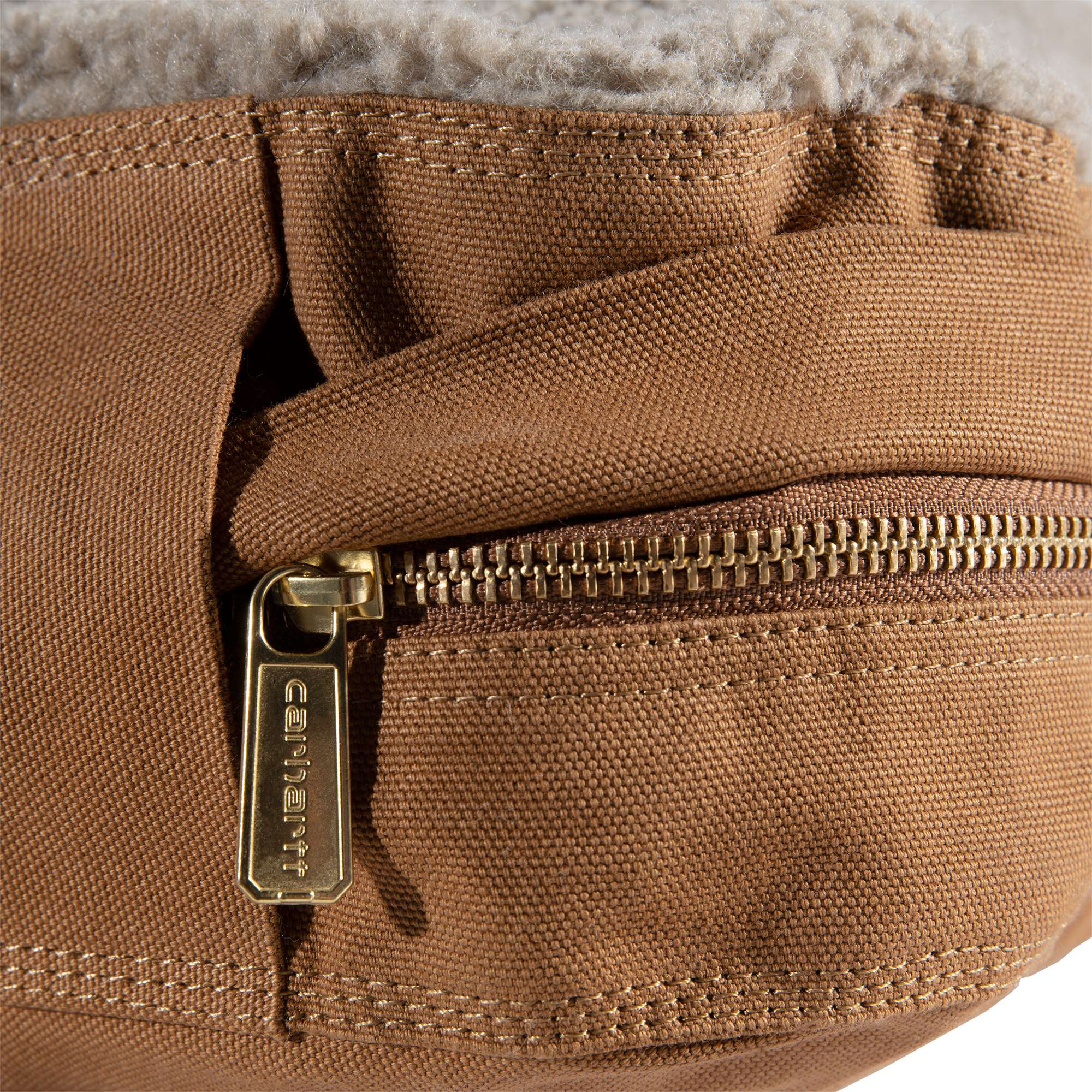 Large Firm Duck Sherpa Top Dog Bed