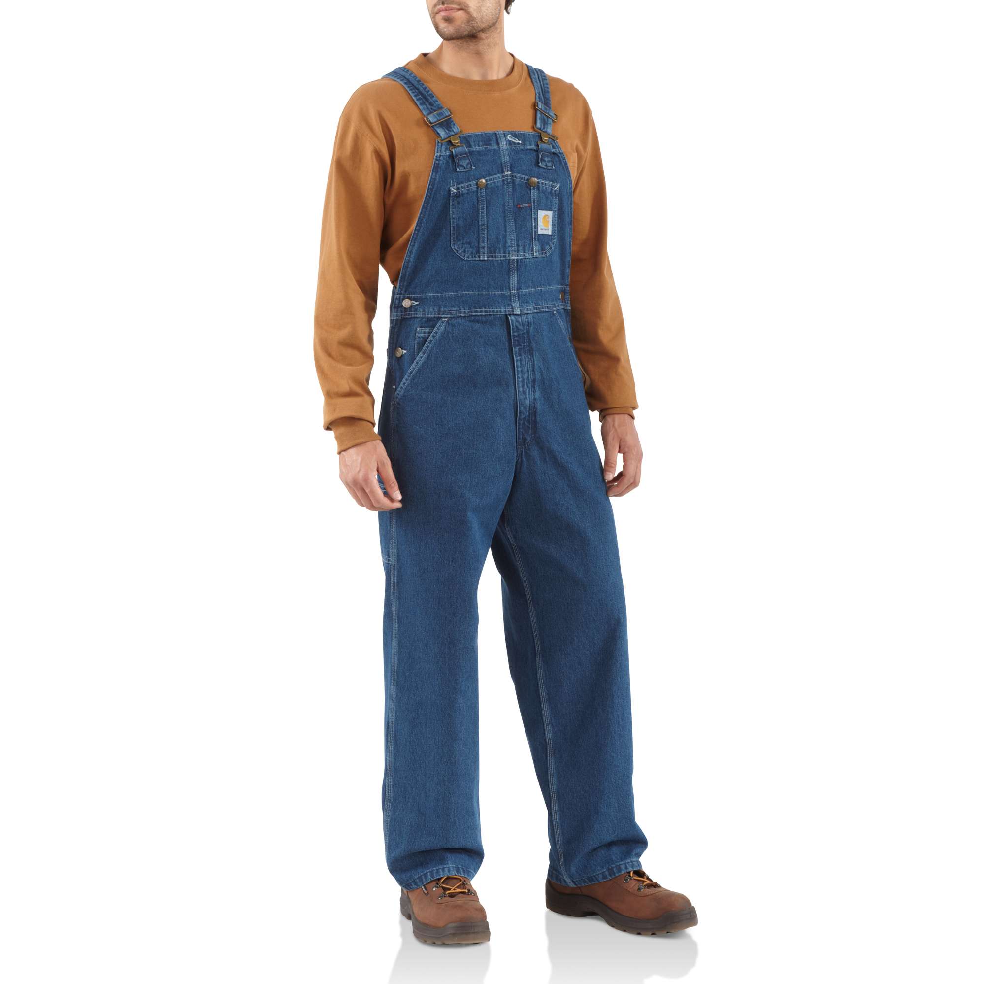 carhartt denim overalls