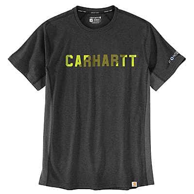 CARHARTT FORCE® RELAXED FIT MIDWEIGHT SHORT-SLEEVE BLOCK LOGO GRAPHIC T-SHIRT