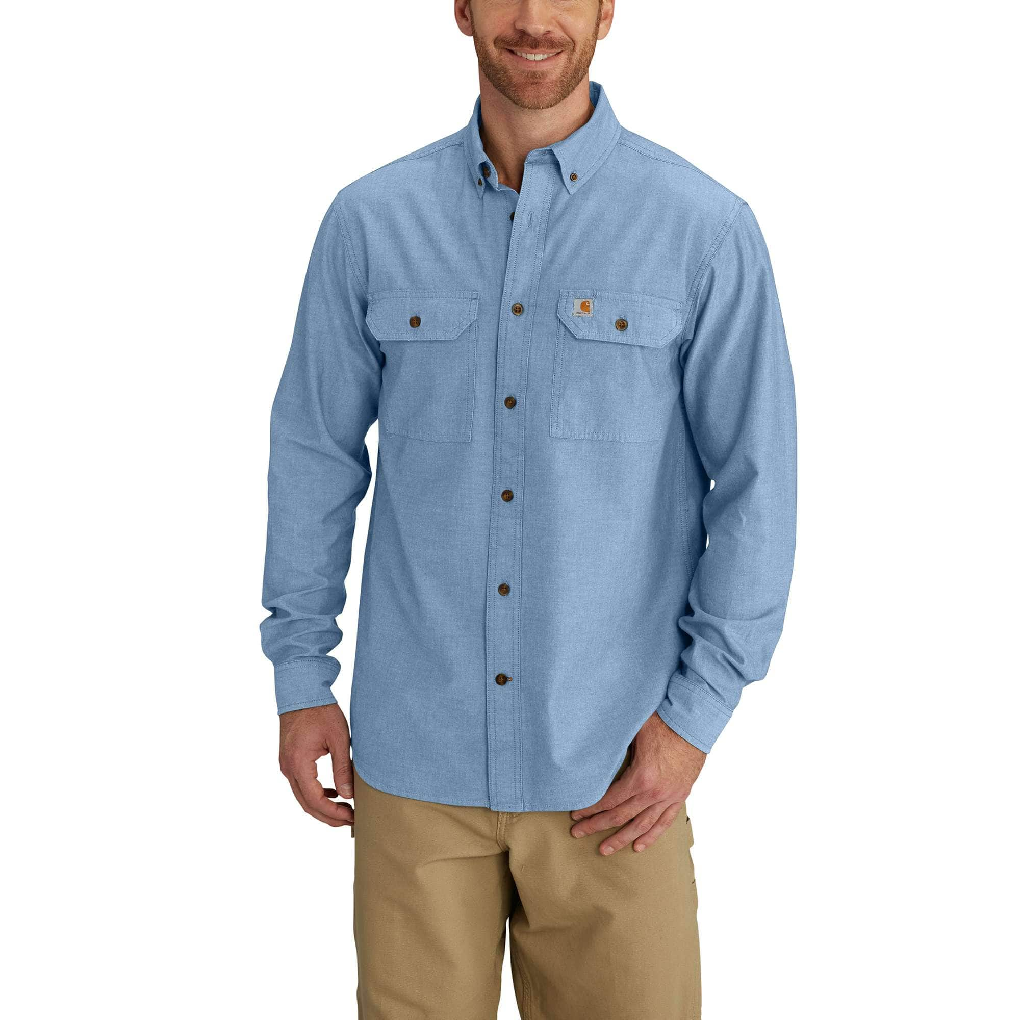 Relaxed Fit Midweight Chambray Long-Sleeve Shirt | Carhartt