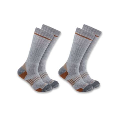 Мужские ботинки Carhartt Midweight Synthetic-Wool Blend Boot Sock 2-Pack