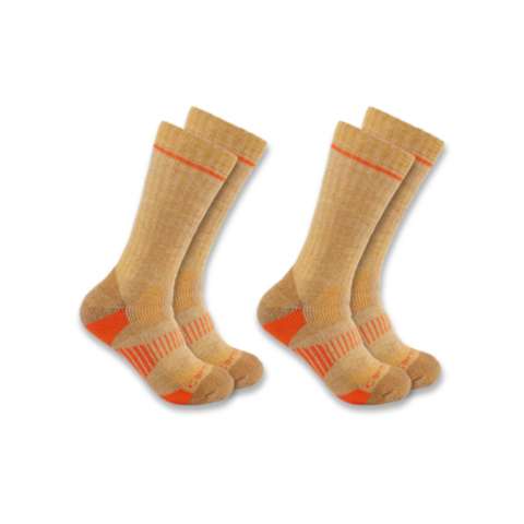 Мужские ботинки Carhartt Midweight Synthetic-Wool Blend Boot Sock 2-Pack