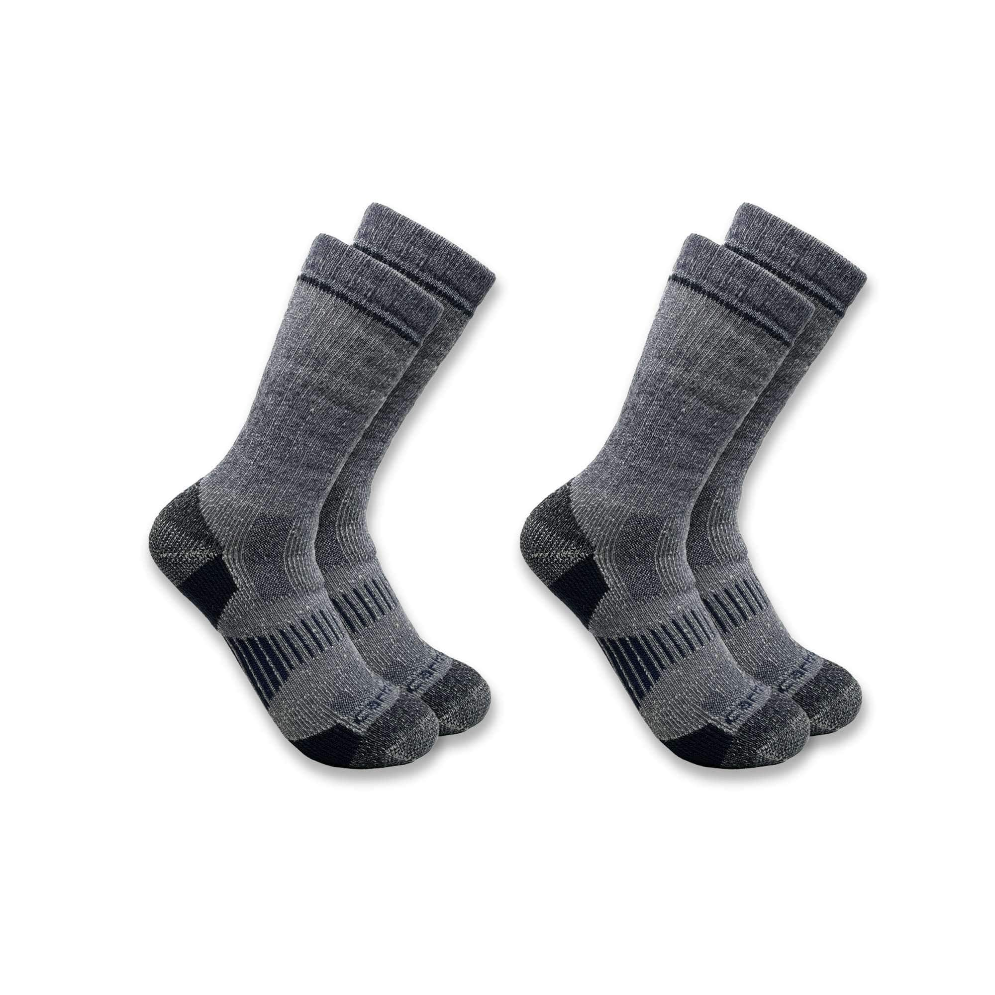 CTL® 5-15 Pairs Men's Heavy Duty Work Socks Warm Thick Heel and Toe 4-8 &  6-11