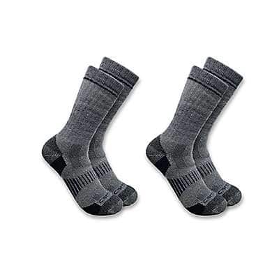 Carhartt Men's Navy Midweight Synthetic-Wool Blend Boot Sock 2-Pack