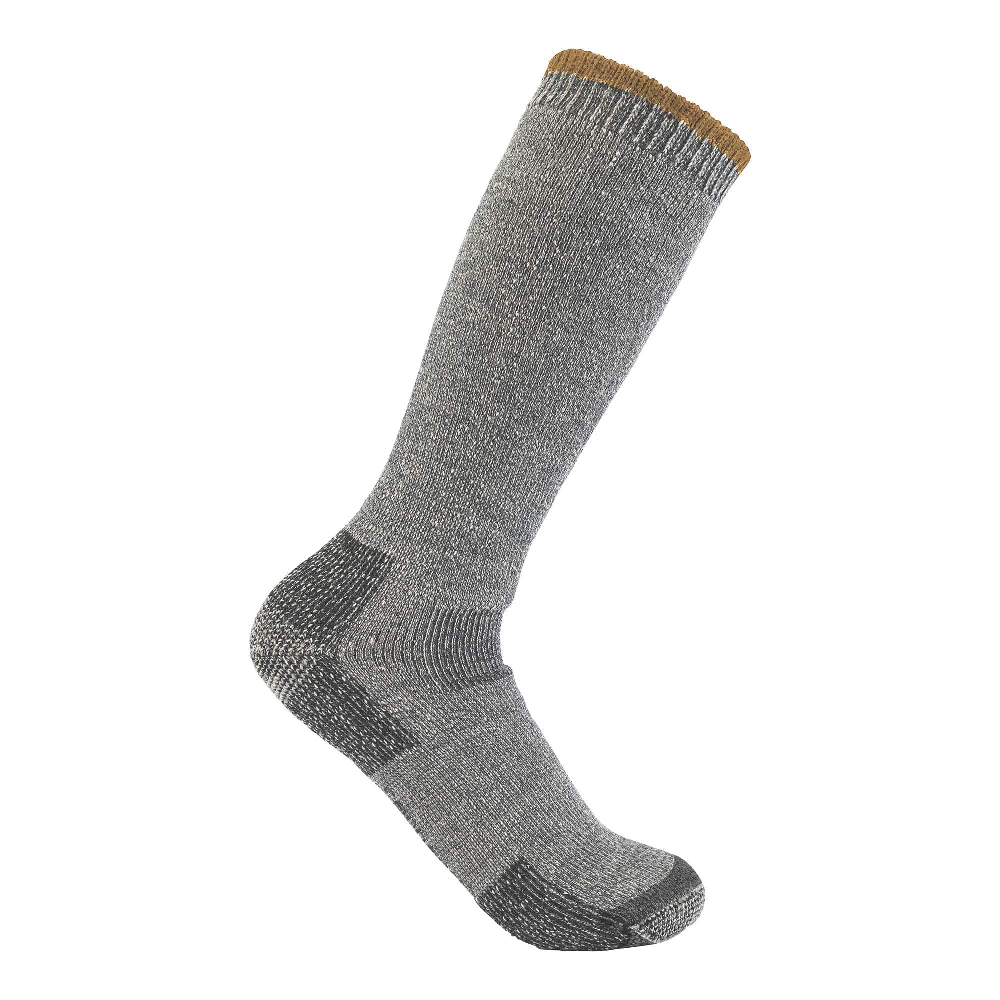 Carhartt Men's Merino Wool Comfort-Stretch Steel Toe Socks