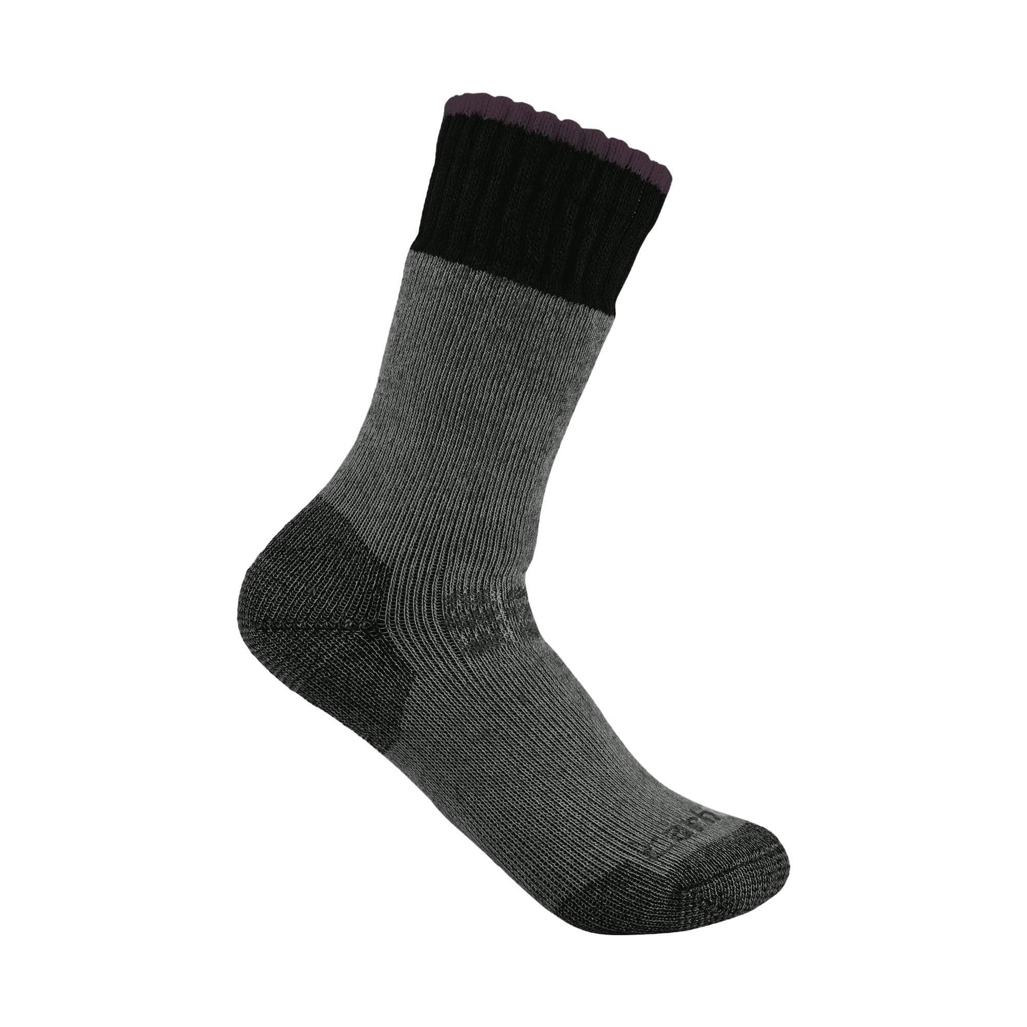 Carhartt women's snowflake Sherpa cuff compression boot sock