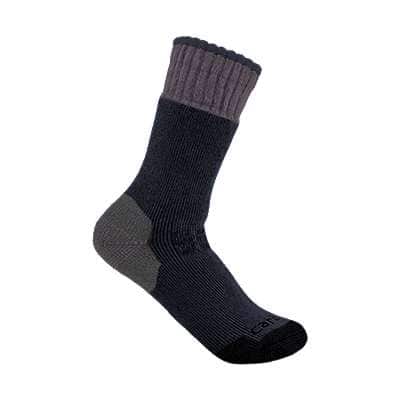 Carhartt Women's Navy Women's Heavyweight Synthetic-Wool Blend Boot Sock