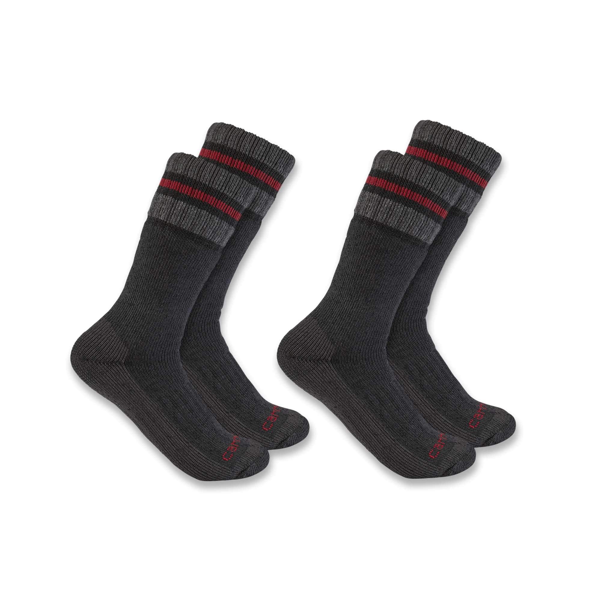 Heavyweight Synthetic-Wool Blend Boot Sock 2-Pack
