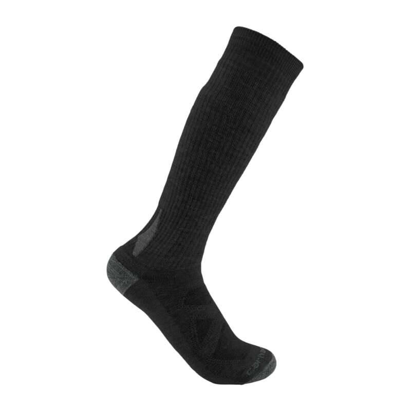 Carhartt  Black Heavyweight Merino Wool Blend Boot Sock