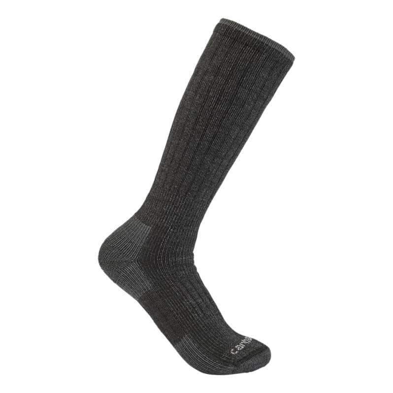 Carhartt  Carbon Heather Midweight Synthetic-Wool Blend Boot Sock