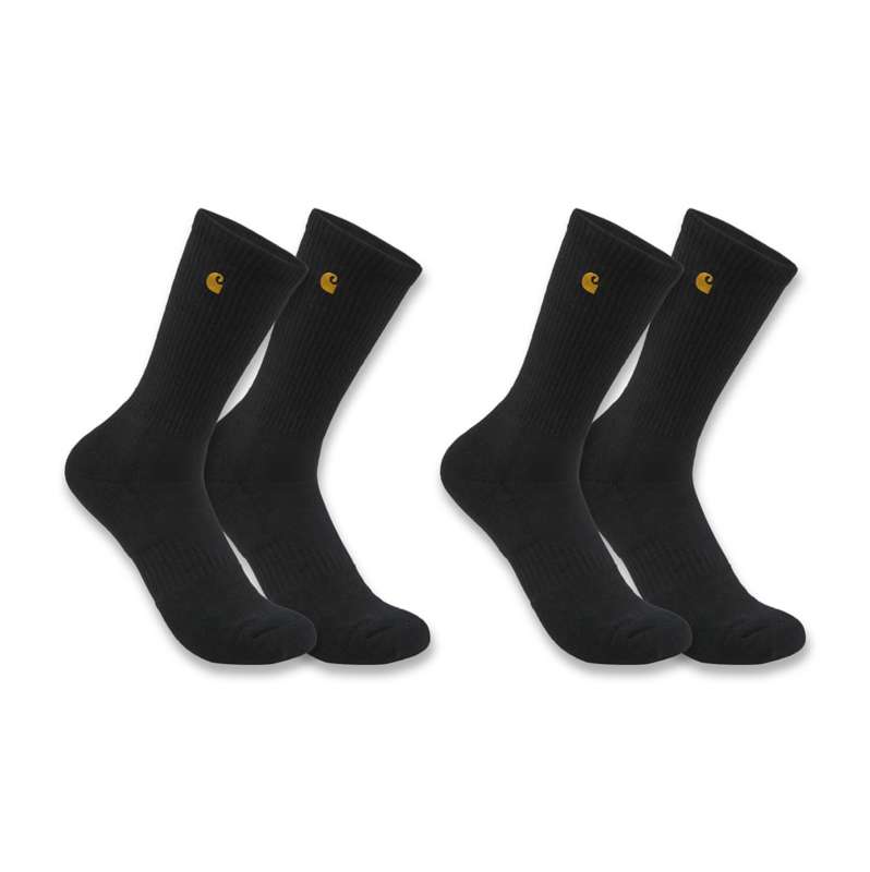 Carhartt  Black Force Midweight Crew Sock 2-Pack