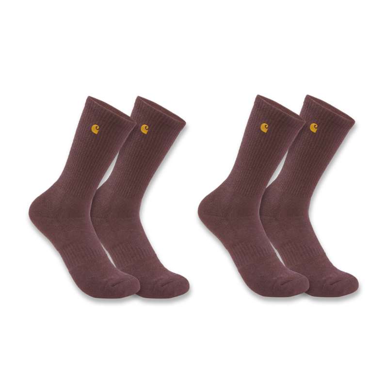 Carhartt  Apple Butter Force Midweight Crew Sock 2-Pack