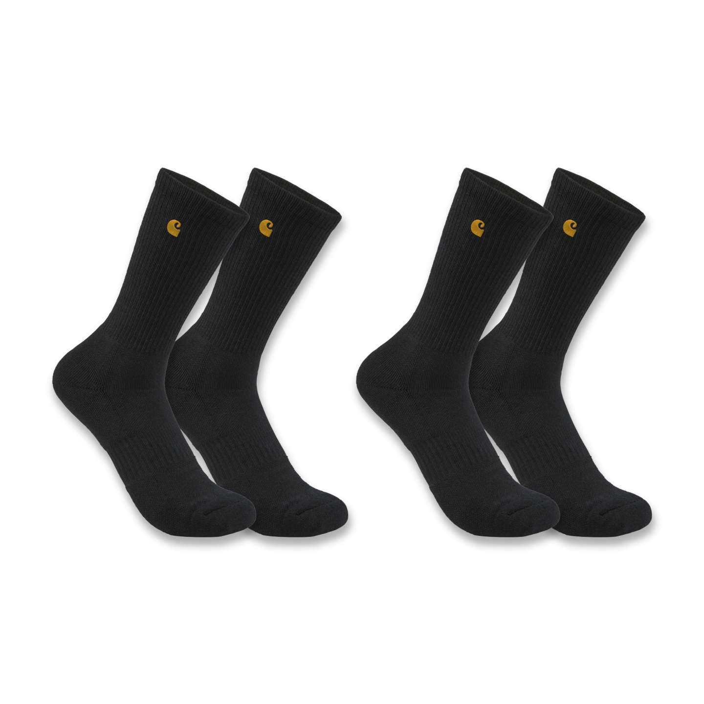 Носки Force®, средней высоты, 2 шт. — Carhartt, цвет: Чёрный — фото 1