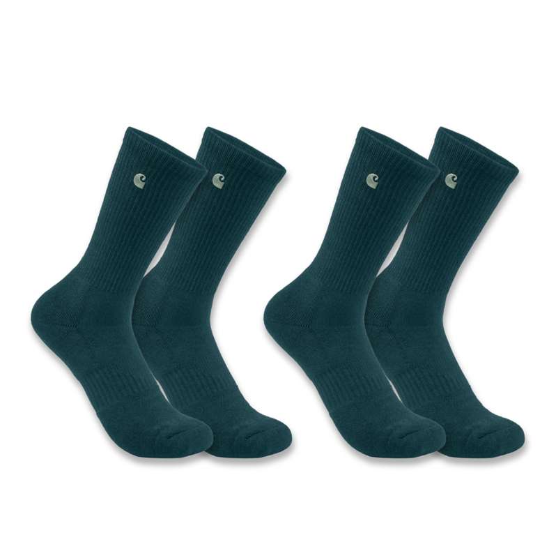 Carhartt  Greenstone Women's Carhartt Force® Midweight Crew Sock 2-Pack