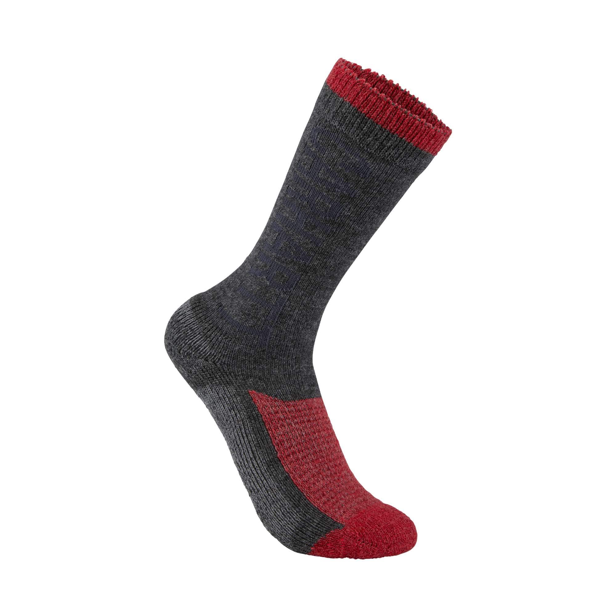 Additional thumbnail 1 of Midweight Waffle Steel Toe Crew Sock
