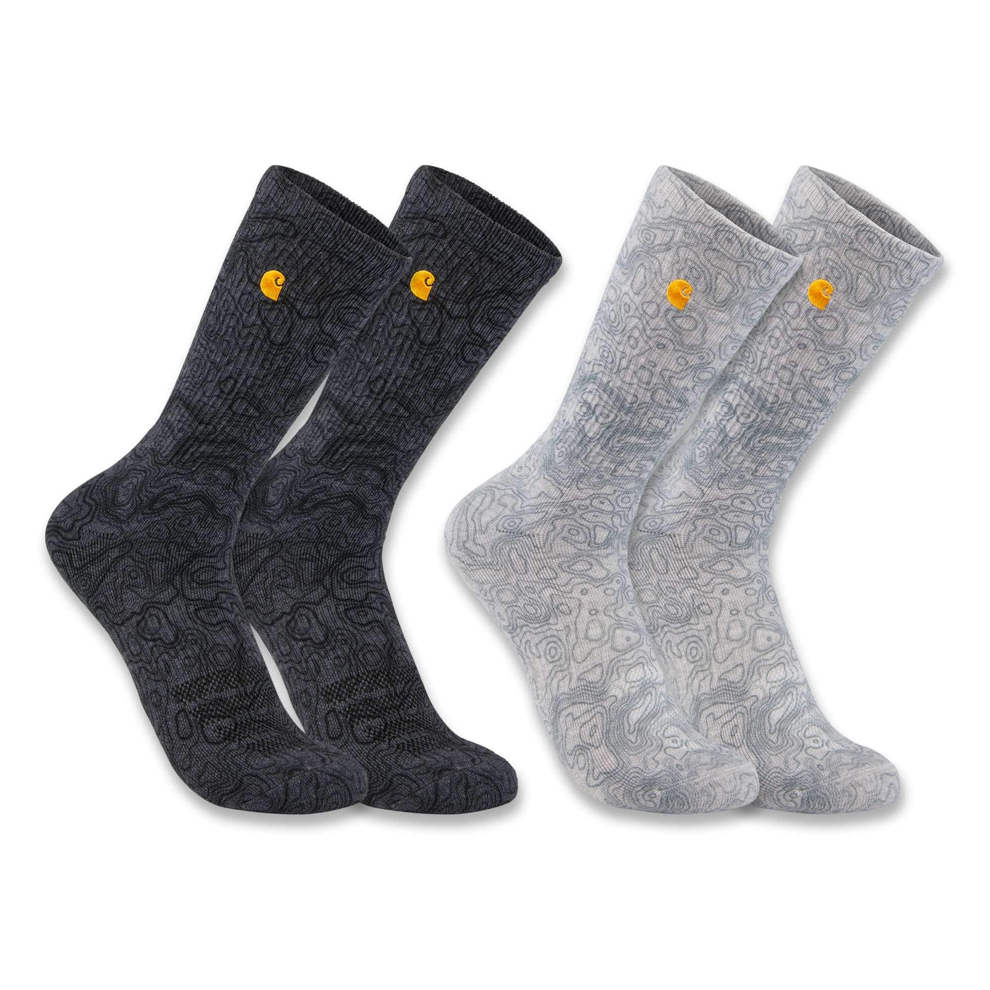 Carhartt Women's Midweight Topo Crew Sock 2-Pack