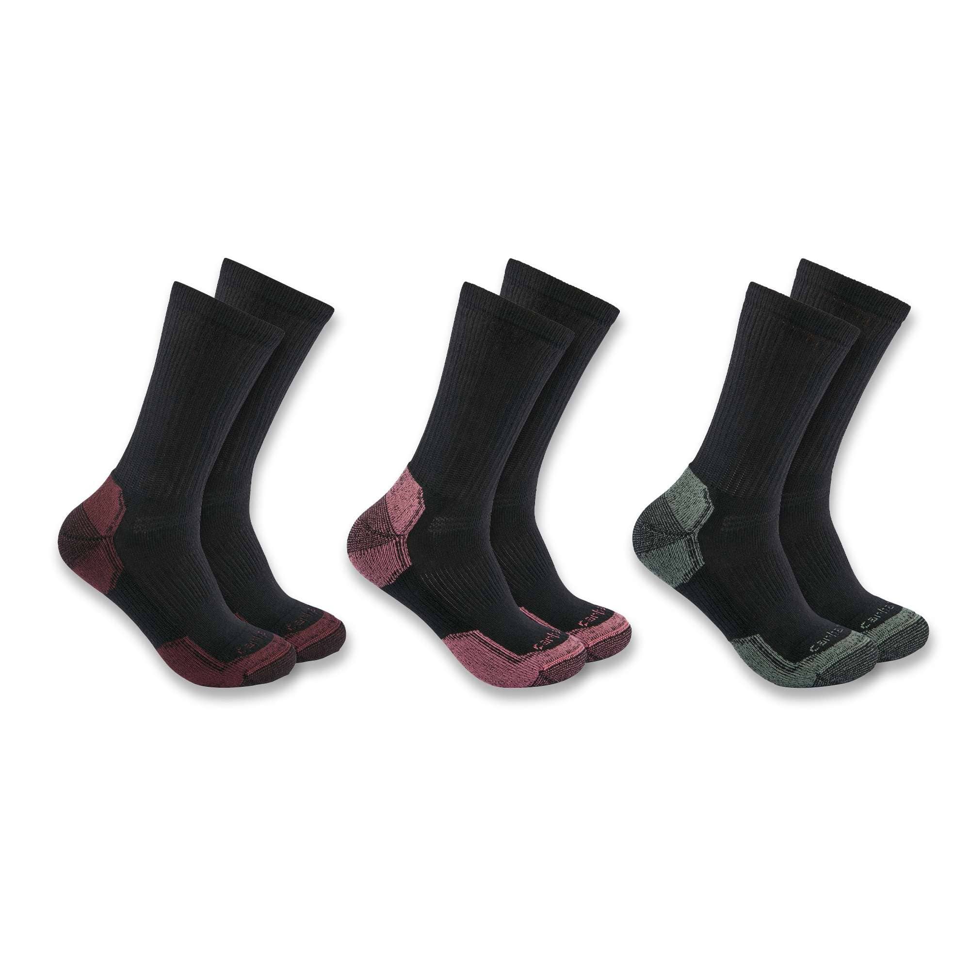 Additional thumbnail 1 of Women's Midweight Cotton Blend Crew Sock 3 Pack